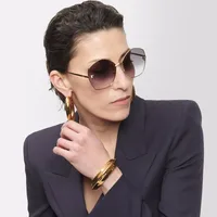 Streetwear Geometric Pc Square Full Frame Glasses main image 1