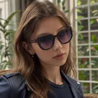Vacation Simple Style Solid Color Pc Cat Eye Full Frame Glasses main image 1
