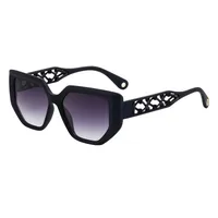 Vacation Simple Style Solid Color Pc Cat Eye Full Frame Glasses main image 4