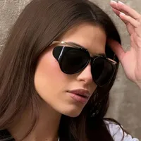 Streetwear Geometric Pc Special-Shaped Mirror Full Frame Glasses main image 1