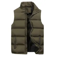 New Men's Cotton-Padded Coat Vest Men's Casual Warm-Keeping Cotton Clothing Cotton Vest Sleeveless Vest main image 1