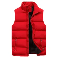New Men's Cotton-Padded Coat Vest Men's Casual Warm-Keeping Cotton Clothing Cotton Vest Sleeveless Vest main image 4