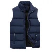 New Men's Cotton-Padded Coat Vest Men's Casual Warm-Keeping Cotton Clothing Cotton Vest Sleeveless Vest main image 5