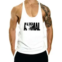 Crew Neck Casual Running Training European And American I-Shaped Sports Vest Custom Logo Loose Sleeveless Men's Fitness Undershirt main image 3