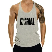 Crew Neck Casual Running Training European And American I-Shaped Sports Vest Custom Logo Loose Sleeveless Men's Fitness Undershirt main image 2