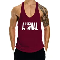 Crew Neck Casual Running Training European And American I-Shaped Sports Vest Custom Logo Loose Sleeveless Men's Fitness Undershirt main image 5