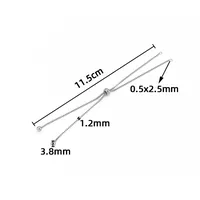 Simple Style Classic Style Geometric 304 Stainless Steel Plating DIY Jewelry Accessories sku image 1