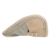Women's Retro Sports Color Block Embroidery Flat Eaves Beret Hat main image 4