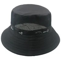 Men's Simple Style Solid Color Flat Eaves Bucket Hat main image 3