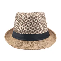 Unisex Retro Color Block Hollow Out Crimping Bucket Hat main image 2