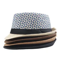 Unisex Retro Color Block Hollow Out Crimping Bucket Hat main image 5