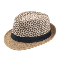 Unisex Retro Color Block Hollow Out Crimping Bucket Hat sku image 1