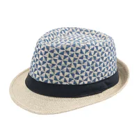Unisex Retro Color Block Hollow Out Crimping Bucket Hat sku image 4