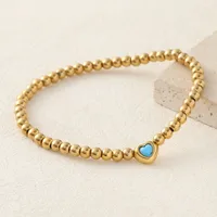 Elegant Simple Style Heart Shape 304 Stainless Steel Women's Bracelets sku image 4