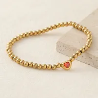 Elegant Simple Style Heart Shape 304 Stainless Steel Women's Bracelets sku image 6