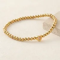 Elegant Simple Style Heart Shape 304 Stainless Steel Women's Bracelets sku image 10