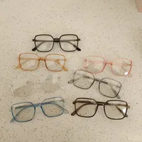 Casual Cute Vacation Square Pc Resin Square Full Frame Glasses main image 3