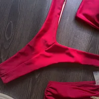 Women's Lady Sexy Solid Color 3 Pieces Set Swimwear main image 5