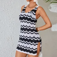Women's Stripe Casual Elegant Lady Cover Ups main image 2