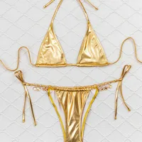 Women's Solid Color 2 Pieces Set Swimwear main image 5