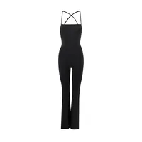 Women's Holiday Banquet Selfie Sexy Solid Color Full Length Jumpsuits main image 4
