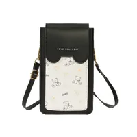 Women's Letter Little Bear PVC Magnetic Buckle sku image 1