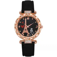 Casual Tower Heart Shape Buckle Quartz sku image 5
