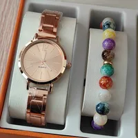 Modern Style Heart Shape Butterfly Buckle Quartz sku image 24