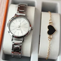 Modern Style Heart Shape Butterfly Buckle Quartz sku image 8