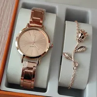 Modern Style Heart Shape Butterfly Buckle Quartz sku image 30