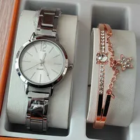 Modern Style Heart Shape Butterfly Buckle Quartz sku image 34