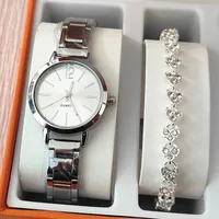 Modern Style Heart Shape Butterfly Buckle Quartz sku image 40