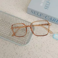 Casual Cute Vacation Square Pc Resin Square Full Frame Glasses sku image 1