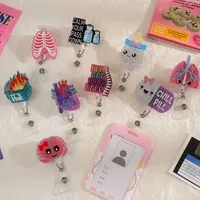 1 Piece Cartoon School Arylic Cute Name Tag Buckle main image 1