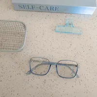 Casual Cute Vacation Square Pc Resin Square Full Frame Glasses sku image 3