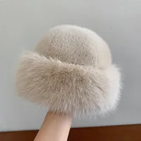 Women's Basic Simple Style Solid Color Eaveless Bucket Hat sku image 4