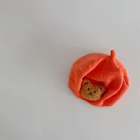 Kid'S Cute Bear Solid Color Eaveless Beret Hat sku image 5
