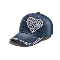 Children Unisex Hip-Hop Streetwear Letter Heart Shape Crown Baseball Cap main image 3