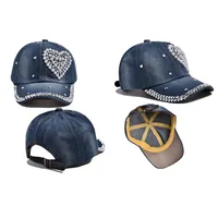 Children Unisex Hip-Hop Streetwear Letter Heart Shape Crown Baseball Cap main image 4