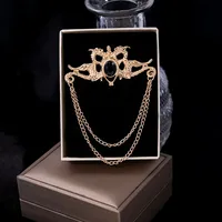 Hip-Hop Streetwear Geometric Animal Crown Alloy Tassel Unisex Brooches sku image 15