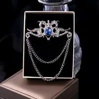 Hip-Hop Streetwear Geometric Animal Crown Alloy Tassel Unisex Brooches sku image 18