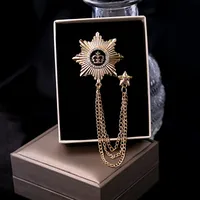 Hip-Hop Streetwear Geometric Animal Crown Alloy Tassel Unisex Brooches sku image 11