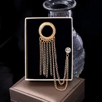 Hip-Hop Streetwear Geometric Animal Crown Alloy Tassel Unisex Brooches sku image 20