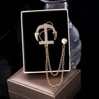 Hip-Hop Streetwear Geometric Animal Crown Alloy Tassel Unisex Brooches sku image 7