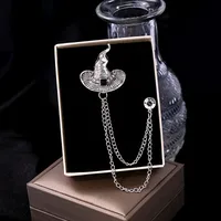 Hip-Hop Streetwear Geometric Animal Crown Alloy Tassel Unisex Brooches sku image 23