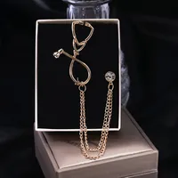 Hip-Hop Streetwear Geometric Animal Crown Alloy Tassel Unisex Brooches sku image 24