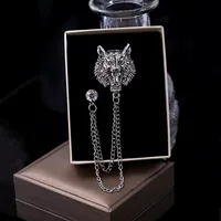 Hip-Hop Streetwear Geometric Animal Crown Alloy Tassel Unisex Brooches sku image 8