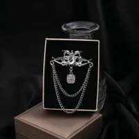Hip-Hop Streetwear Geometric Animal Crown Alloy Tassel Unisex Brooches sku image 30