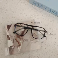 Casual Cute Vacation Square Pc Resin Square Full Frame Glasses main image 7