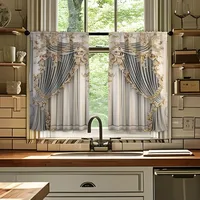 Pastoral Animal Sunflower Polyester Curtain main image 3